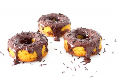 Donuts de Cenoura e Chocolate - Sem Glúten