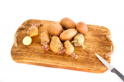 Deve-se comer batatas que já têm grelos?
